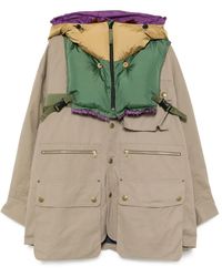 Kolor - Piumino Con Cappuccio Rimovibile - Lyst