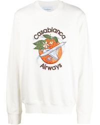 Casablanca - Orbite Autour de l'Orange Sweatshirt - Lyst