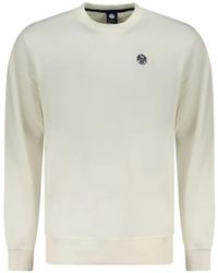 North Sails - Logo-Patch Crew-Neck Sweatshirt - Lyst