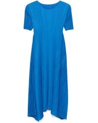 Pleats Please Issey Miyake - Mc October Midi-Jurk - Lyst