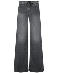 Lois - Faded Wide-Leg Jeans - Lyst