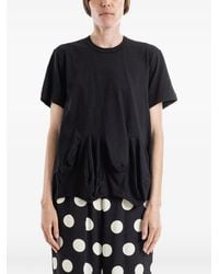 Comme des Garçons - Draped-Pocket T-Shirt - Lyst