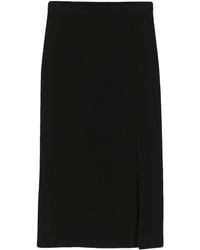 Barena - Falda de tubo midi texturizada - Lyst