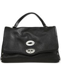 Zanellato - Stud-Embellished Leather Shoulder Bag - Lyst