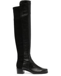 Stuart Weitzman - Leather Thigh-High Boots - Lyst
