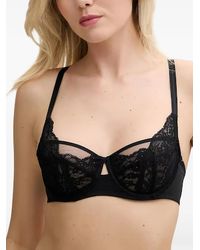 Chantelle - Soutien-Gorge Crush À Armatures Et Empiècements En Dentelle - Lyst