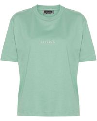 Styland - T-shirt en coton à logo imprimé - Lyst