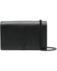 Gucci - Cartera GG Marmont con cadena - Lyst