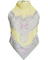Versace - プリント トップ - Lyst