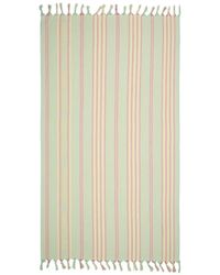 Bimba Y Lola - Striped Fringed Beach Towel - Lyst