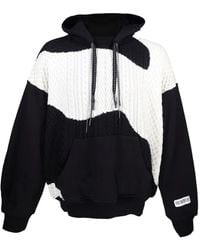 Mostly Heard Rarely Seen - Pull En Maille Torsadée À Empiècements - Lyst