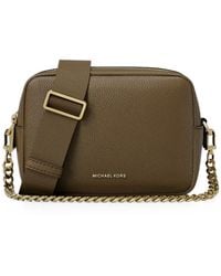 MICHAEL Michael Kors - Bryant Medium Pebbled Leather Camera Crossbody Bag - Lyst