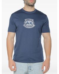 ARMANI EXCHANGE - Logo-Print T-Shirt - Lyst