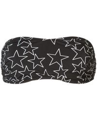 Dolce & Gabbana Bikinitop Met Sterprint - Zwart