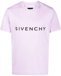 Givenchy - Logo-Print Short-Sleeved T-Shirt - Lyst