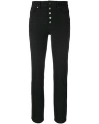 JOSEPH Jean slim à taille haute - Noir