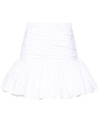 Patou - Drape-detailing Pleated Mini Skirt - Lyst