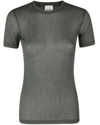 Nanushka - Darcy Semi-Sheer Crew-Neck T-Shirt - Lyst