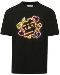 Doublet - Neon-Paint T-Shirt - Lyst