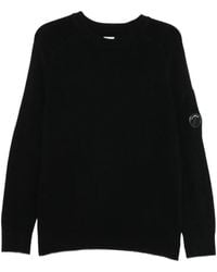C.P. Company - Lens-Detail Crew-Neck Sweater - Lyst