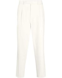 Zegna - Pressed-crease Tailored Trousers - Lyst