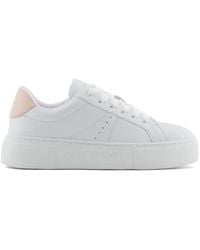 ARMANI EXCHANGE - Logo-Embossed Sneakers - Lyst