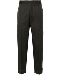 PT Torino - Tailored Cotton Trousers - Lyst