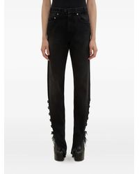Olivier Theyskens - Distressed Bootcut Jeans - Lyst