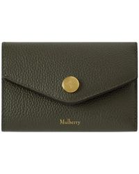 Mulberry - Juniper Button Zip Wallet - Lyst