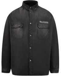 Willy Chavarria - Corcoran Ls Chest-Pocket Long-Sleeve Shirt - Lyst