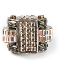 Lanvin - Geometric Ring - Lyst