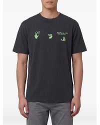 Off-White c/o Virgil Abloh - Bacco Arrow Skate Cotton T-Shirt - Lyst
