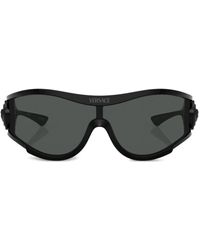 Versace - Medusa-plaque Pilot-frame Sunglasses - Lyst