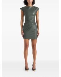Manière De Voir - Boat-Neck Ruched Dress - Lyst