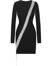 Maison Close - Nuit Fauve Long-Sleeve Mini Dress - Lyst