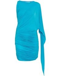 Alex Perry - Robe Courte À Manches Drapées - Lyst