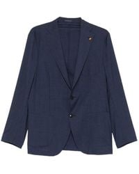 Sartoria Latorre - Single-Breasted Wool Blazer - Lyst