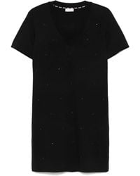 Liu Jo - Logo-Embroidered Mini Dress - Lyst