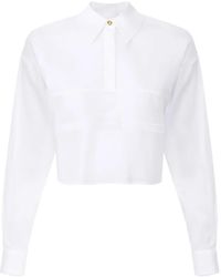 Elisabetta Franchi - ロゴパッチ シャツ - Lyst