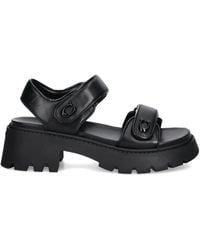 COACH - 25 Mm Brynn Chunky Sandalen Met Logoplakkaat - Lyst
