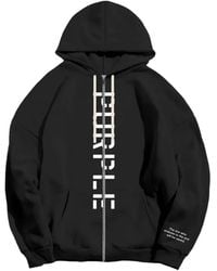 Purple Brand - Logo Zip-Up Hoodie - Lyst