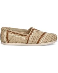 TOMS - Crochet-Knit Espadrilles - Lyst