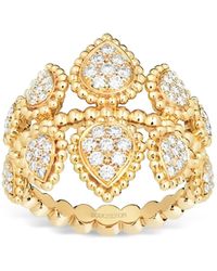 Boucheron - Serpent Bohème ダイヤモンド リング 18kイエローゴールド - Lyst