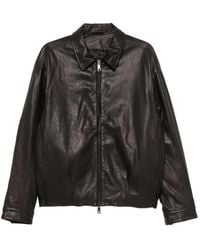 Giorgio Brato - Grained-Leather Jacket - Lyst