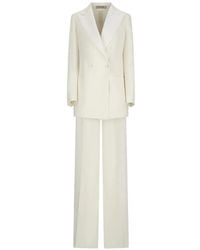 Tagliatore - Double-Breasted Peak-Lapel Blazer - Lyst