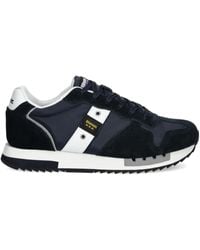 Blauer - Suede Sneakers - Lyst