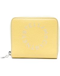 Stella McCartney - Perforated-Logo Zip-Up Wallet - Lyst
