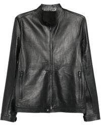Salvatore Santoro - Zip-Up Leather Jacket - Lyst