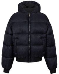 Balmain - Pb-monogram Pattern Puffer Jacket - Lyst