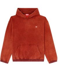 DIESEL - Kai Logo-Embroidered Hoodie - Lyst